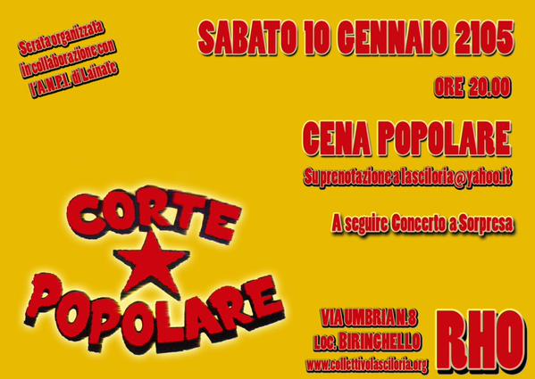 sabato 10 gennaiov