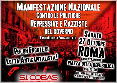 manifestazione roma 1